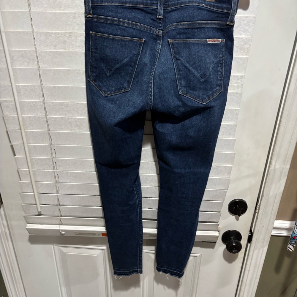 Hudson Dark Blue Skinny Jeans - Picture 4 of 11